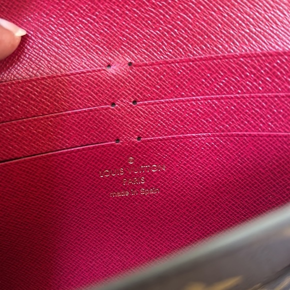 LOUIS VUITTON monogram Jeanne wallet with Louis Vuitton inserts - Picture 5 of 14